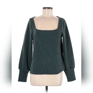 🔥MMAO🔥GUC Madewell teal green/blue Square Neck Sweater 🔥 Donating 11/30🔥